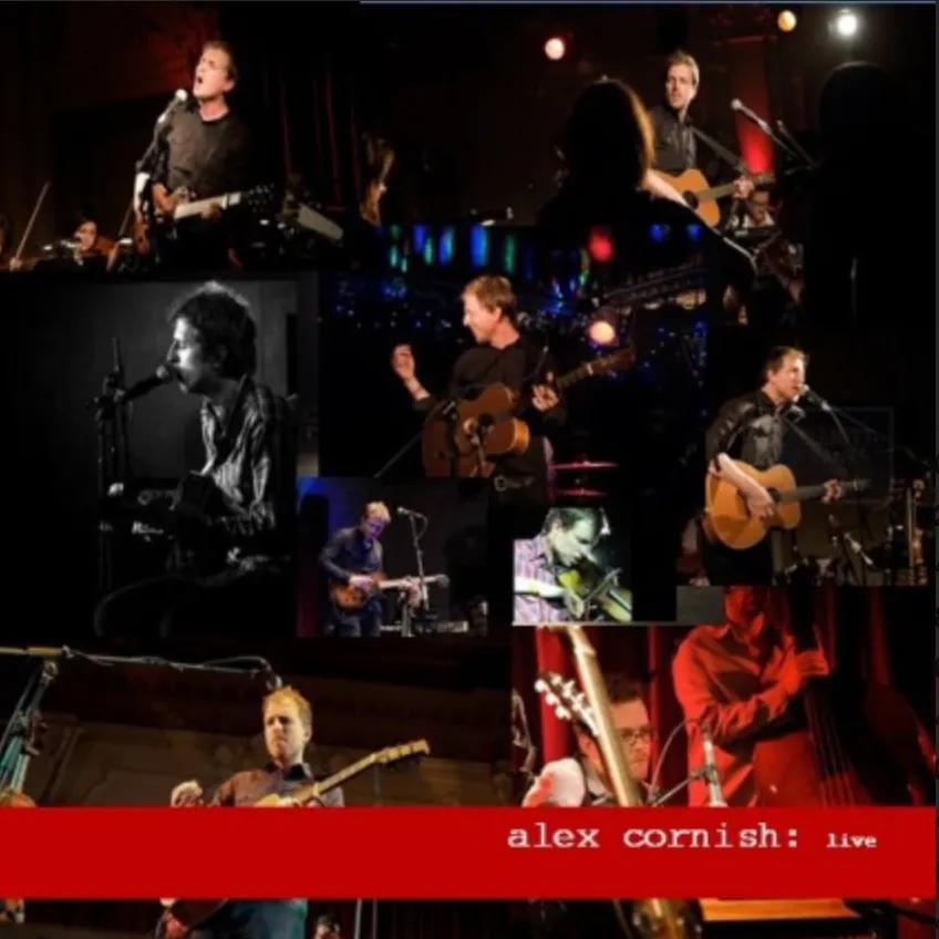 Sleeve artwork for Live by Alex Cornish.